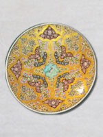 Colorful Paper Mache Kashmiri Paisley Naqashi Wall Plates