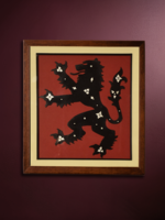 Heraldic lion in Koftgiri