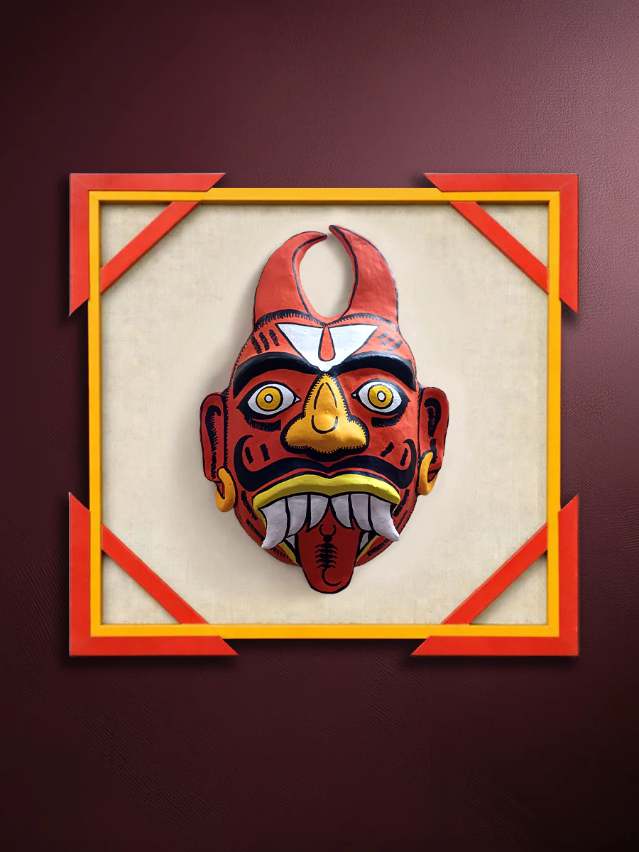 Mask_5_900x The watchful guardian in Cheriyal mask - Image 1