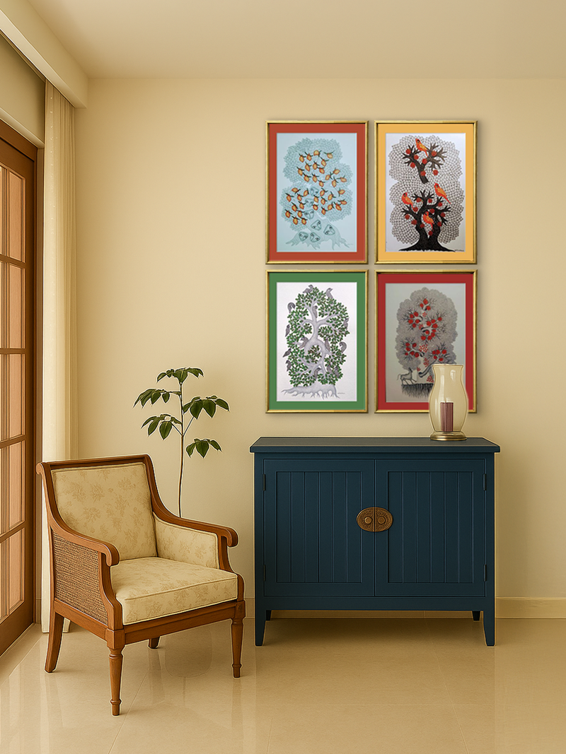 gallerywalls11_800x Rooted in Wonder: Trees in Gond Art - Image 1