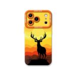 Sunset Stag Wilderness Silicone Case for Apple iPhone Series